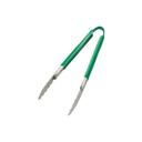 Stainless Steel PVC Coating One-Piece Green Coloured Handle Tongs