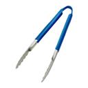 Stainless Steel PVC Coating One-Piece Blue Coloured Handle Tongs