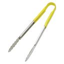 Stainless Steel PVC Coating One-Piece Yellow Coloured Handle Tongs
