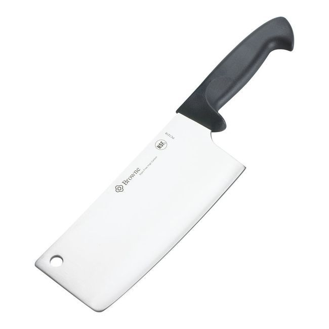 Browne Halco Cleavers With Black Handle, 8 In