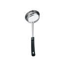 Stainless Steel One-Piece Solid Portioner with Black Handle