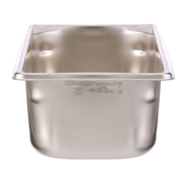 30342 Super Pan V Stainless Steel Third Size Steam Table Pan, 4 in Deep