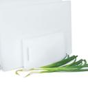 Polyethylene Medium Density White Cutting Board with Handle