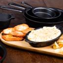 Thermalloy Round Preseasoned Cast Iron Skillet