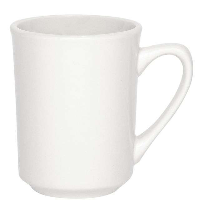 Palm Porcelain White Mug