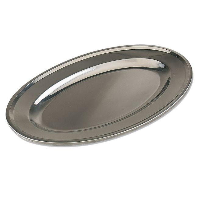 Mirror Finish 18/0 Stainless Steel Oval Platter