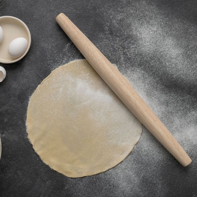 Round Wood French Rolling Pin