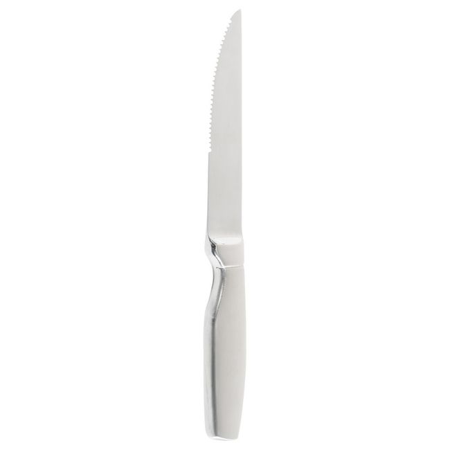 Stainless Steel Serrated Pointed Blade Hollow Handle Contre Filet Steak Knife