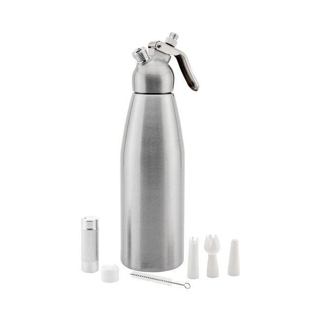 Browne Aluminum Cream Whipper, 0.5 Liter