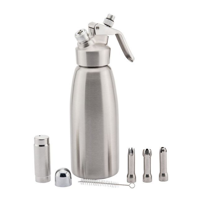 Browne Stainless Steel Cream Whipper, 1 Liter
