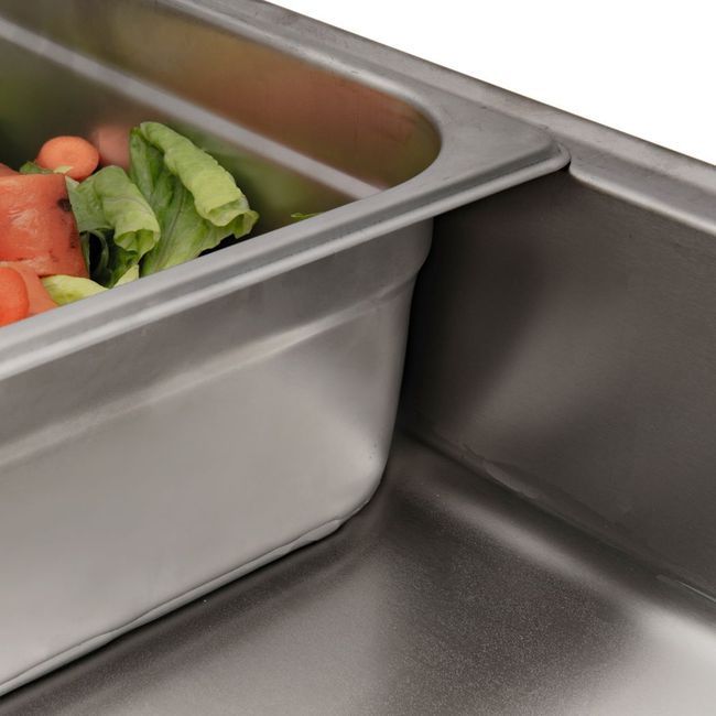 Browne Economy Stainless Steel Rectangular Chafer, 9 Qt Capacity