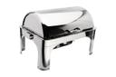 Harmony Stainless Steel Rectangular Chafer with Roll Top Cover