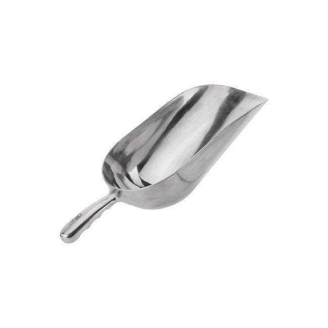 Browne Round Bottom Aluminum Scoop, 24 Oz Capacity