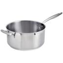 Thermalloy Stainless Steel Low Sauce Pan with Helper Handle