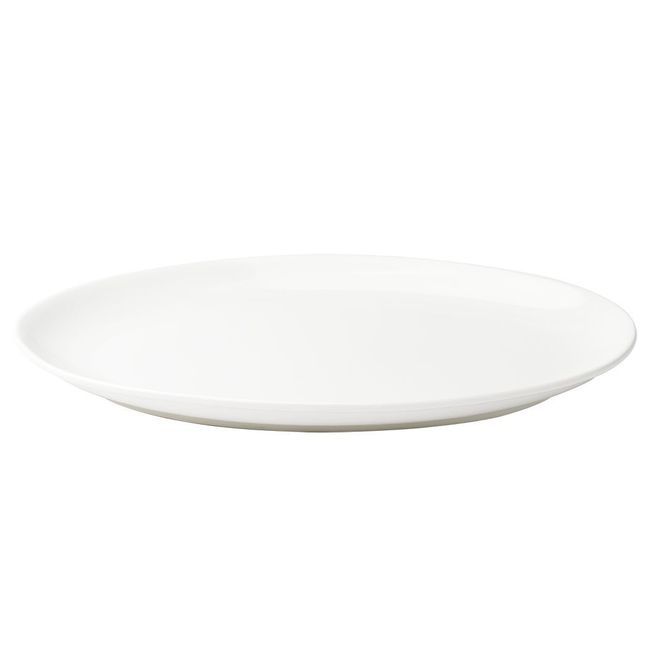Browne Foundation Porcelain Oval Coupe Plate, 12 X 8 In -- 12 Per Case