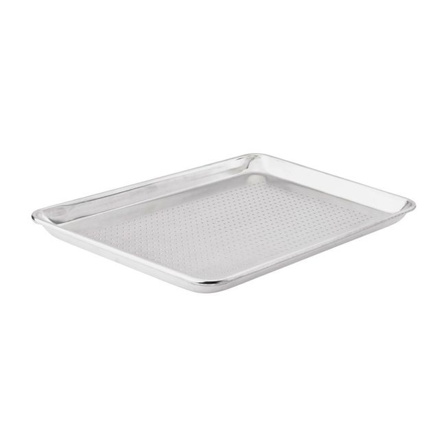 Thermalloy Aluminum 1 mm Gauge Half Size Perforated Bun Pan