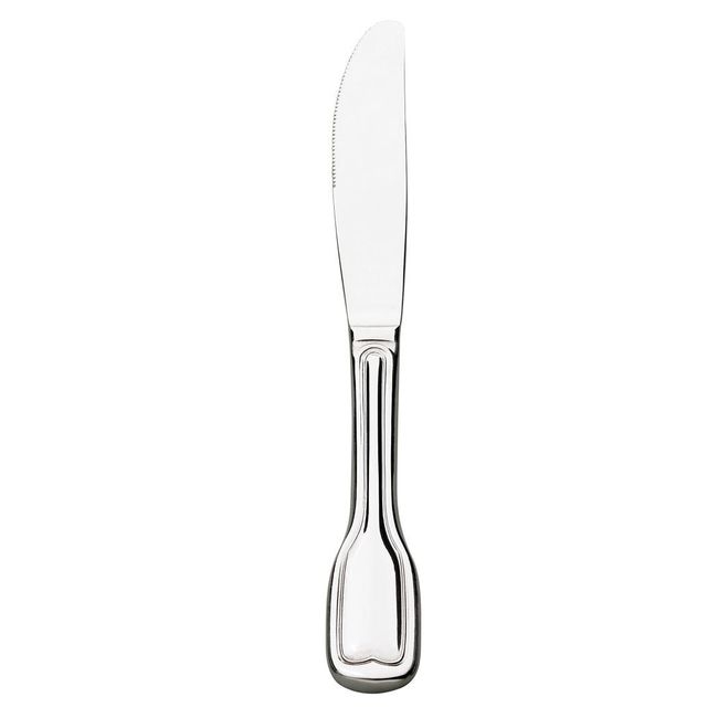 Lafayette 13/0 Stainless Steel Mirror Finish Serrated Dinner Knife