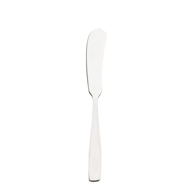 Modena 18/0 Stainless Steel Satin Finish Bent Butter Spreader
