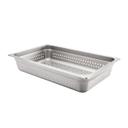304 Stainless Steel 24 Gauge Anti Jamming Perforated Full Size Steam Table Pan