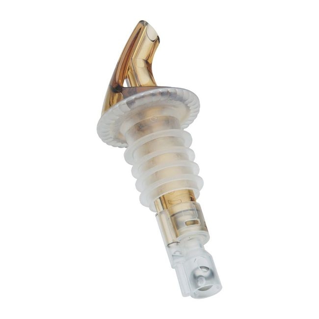 Amber Measured Liquor Pourer without Collar