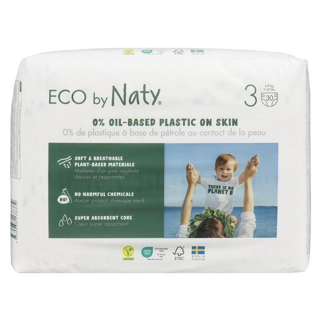 Size 3 Baby Diapers for 9 to 20 Pound Babies