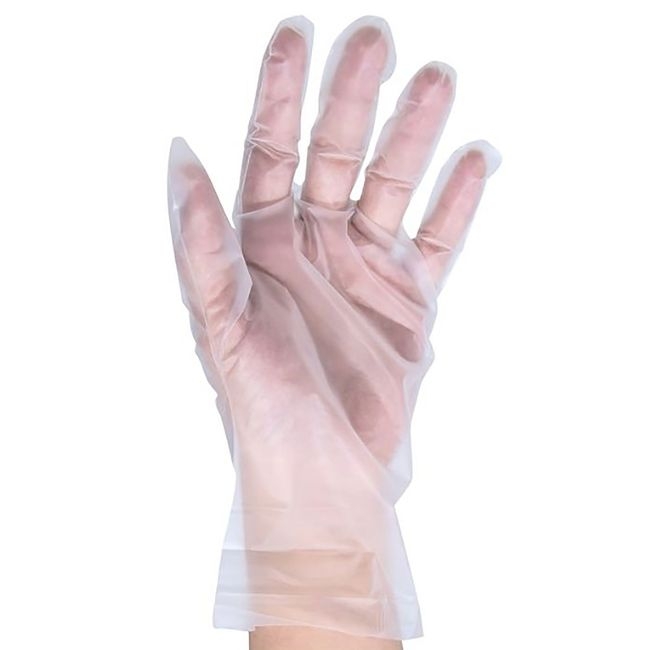 Clear Medium Thermoplastic Elastomer Powder Free Gloves