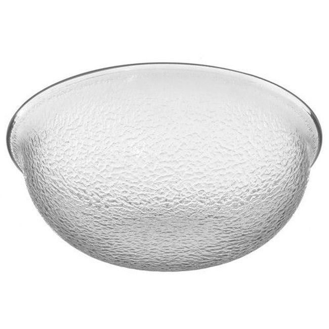 SB7207 Acrylic Clear Round Pebbled Serving Bowl, 4 qt Capacity