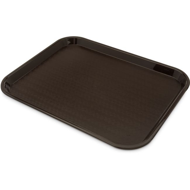 CT141869 Café Polypropylene Chocolate Fast Food Cafeteria Tray, 18 X 14 in