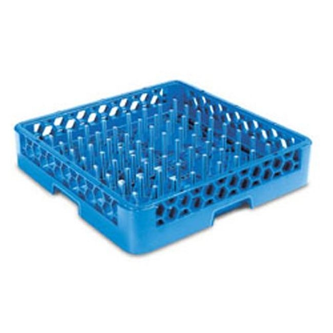 RP14 Opticlean Polypropylene Blue All-purpose Plate and Tray Rack, 19.88 X 19.88 in