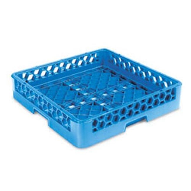 RB14 Opticlean Polypropylene Blue Open Bowl Rack, 19.88 X 19.88 X 4 in