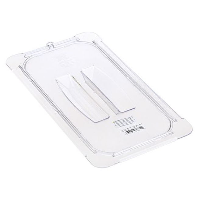 10230U07 Storplus Clear Polycarbonate Handled Universal Half Size Pan Cover Only