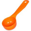 492524 Measure Miser Acetal Orange Solid Short Handle Portion Spoon, 2.5 oz Capacity