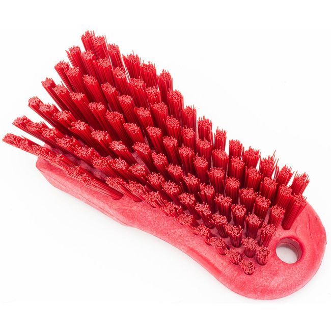 Carlisle 40521ec05 Sparta Polypropylene Red Cutting Board Brush, 6 In Length
