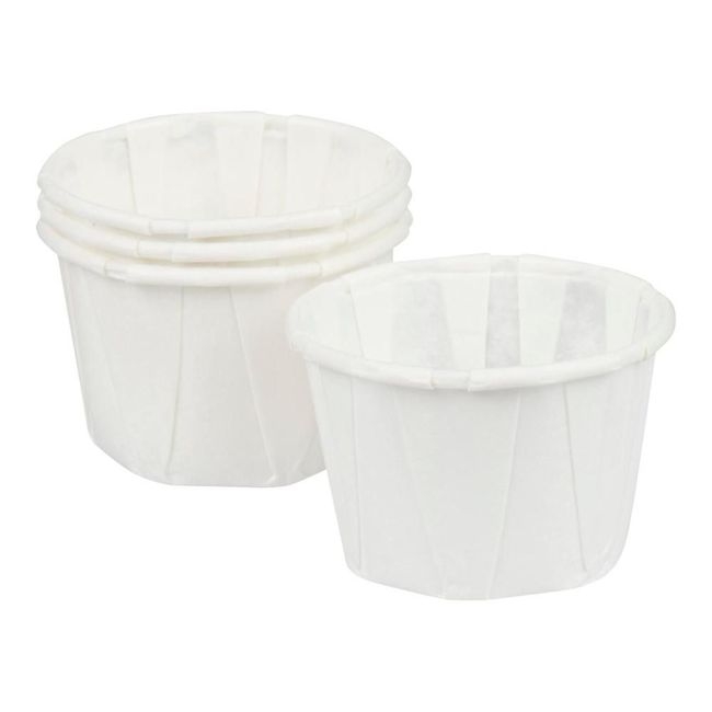 1 Ounce White Paper Portion Cup