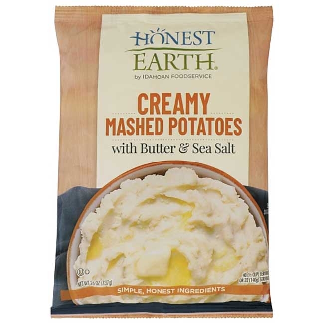 Honest Earth Creamy Mashed Potatoes with Butter and Sea Salt