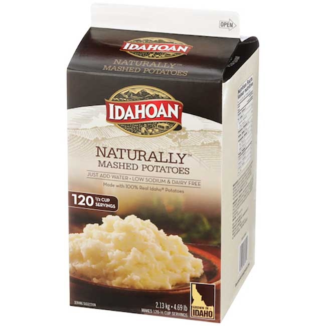 Naturally Low Sodium Mashed Potatoes