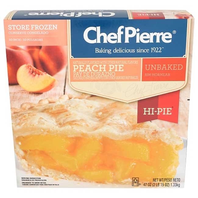 Unbaked 10 in Peach Hi-Pie