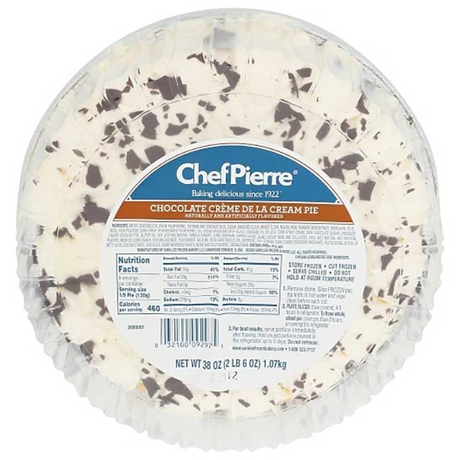 Chef Pierre Chocolate Creme Cream Pie, 38 Oz -- 4 Per Case