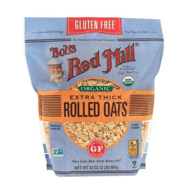 Gluten Free Organic Thick Rolled Oats