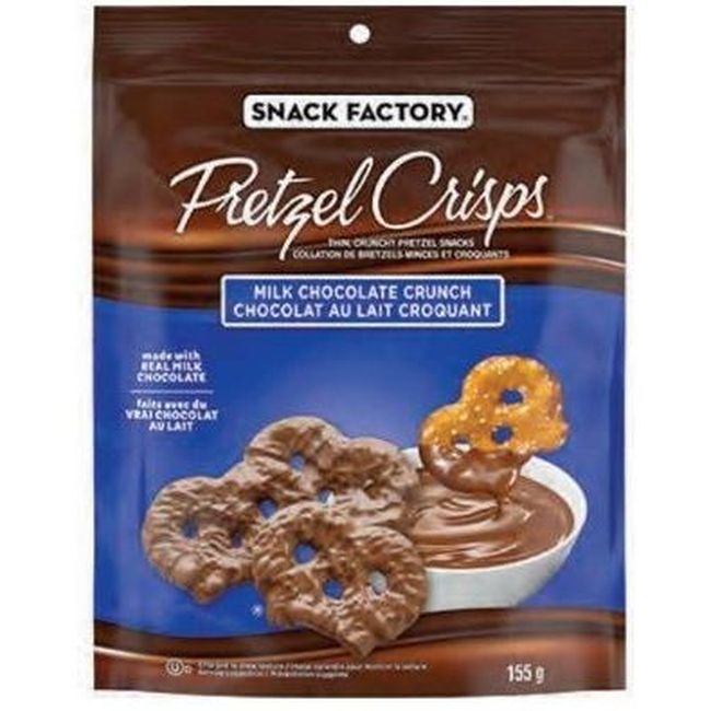 Milk Chocolate Crunch Pretzel Crisps