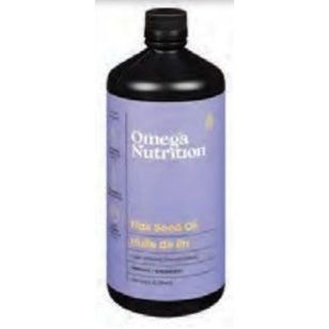 Omega Nutrition Organic Flax Seed Oil, 946 Ml -- 6 Per Case