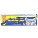 Clear Super Ties Multi-purpose Garbage Bag