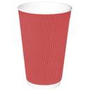 Red Triple Wall Insulated Coffee Cup
