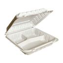Econo Mineral Filled Polypropylene 3-Compartment Hinged Container
