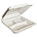 Econo Mineral Filled Polypropylene 3-Compartment Hinged Container