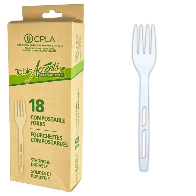 Strong and Durable Compostable Fork