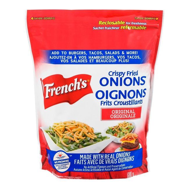 French's Crispy Fried Onions - Ready To Serve, 680 G -- 6 Per Case