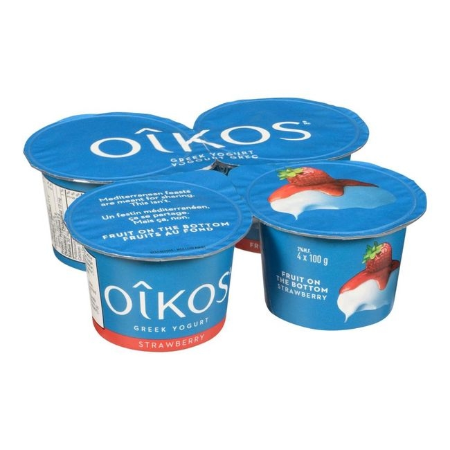2 Percent Milk Fat Fruit on the Bottom Strawberry Greek Yogurt