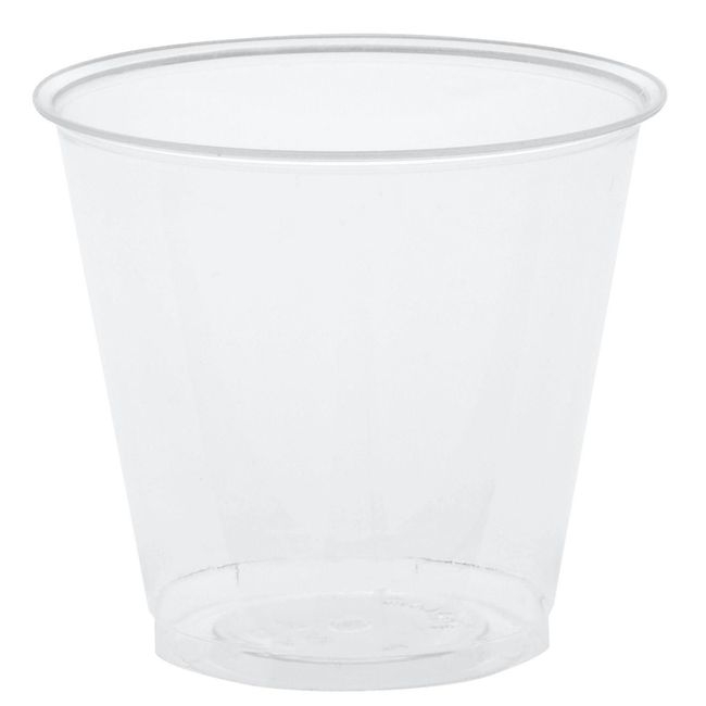 Crystal Clear Polystyrene Juice Tumbler