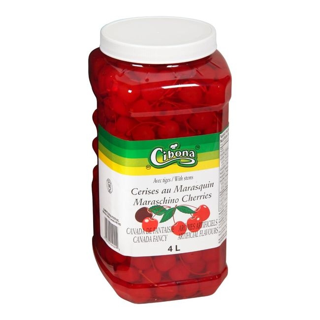 Maraschino Cherries with Stem for Cocktail